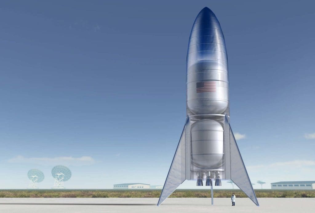 SpaceX Starship in tutto il suo splendore