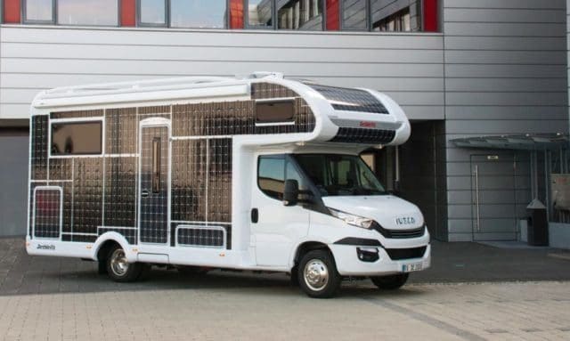 camping-car solaire - profil