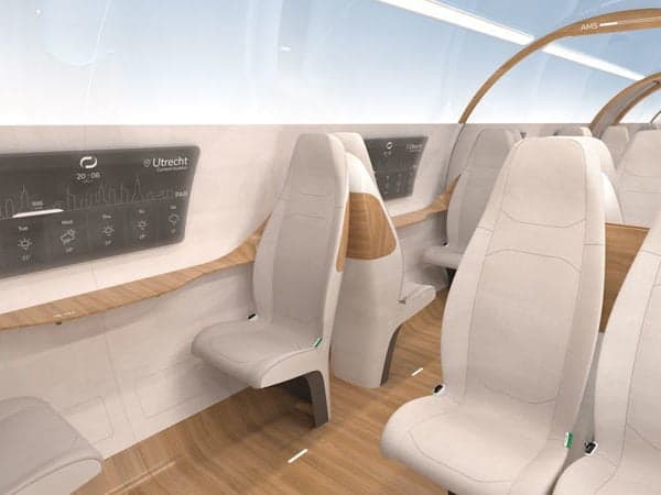 Hyperloop, the interior