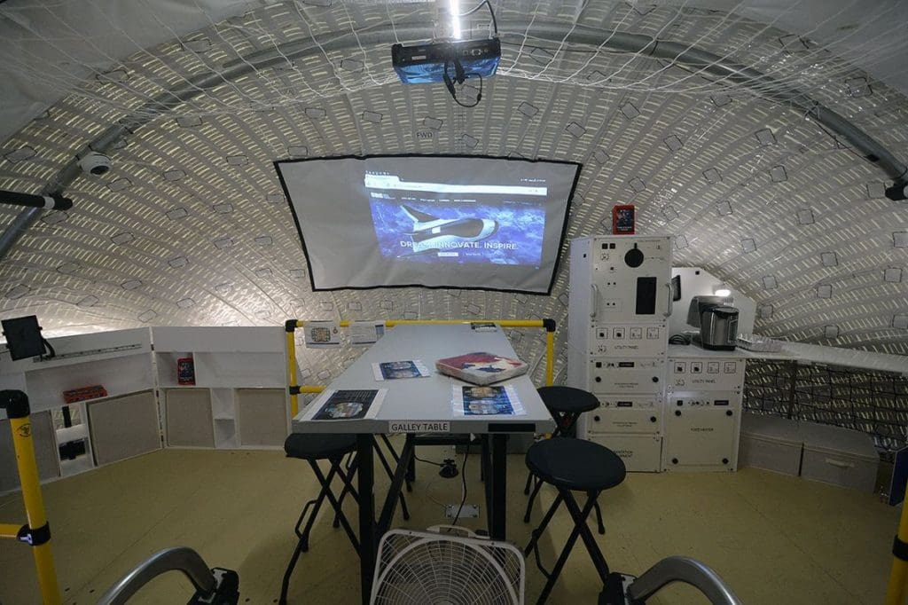Inflatable habitat