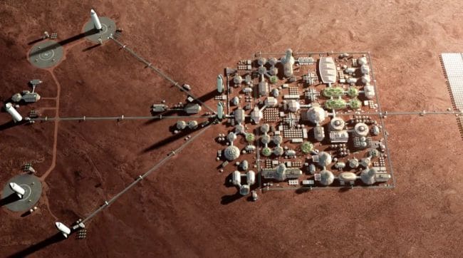 Colonies on Mars