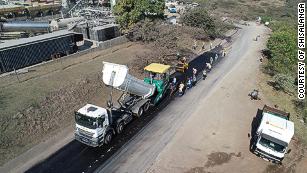 Asphalt aus recyceltem Kunststoff