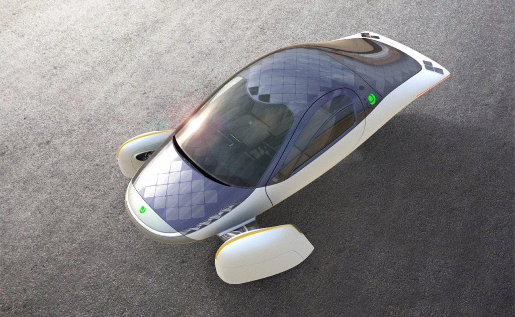 Aptera Solar Charging Electric Vehicle 01