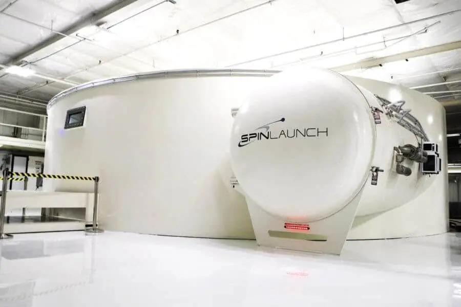 Spinlaunch, un prototipo di centrifuga