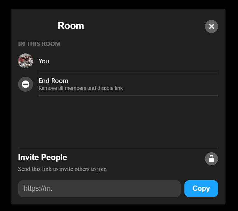 Messenger Rooms