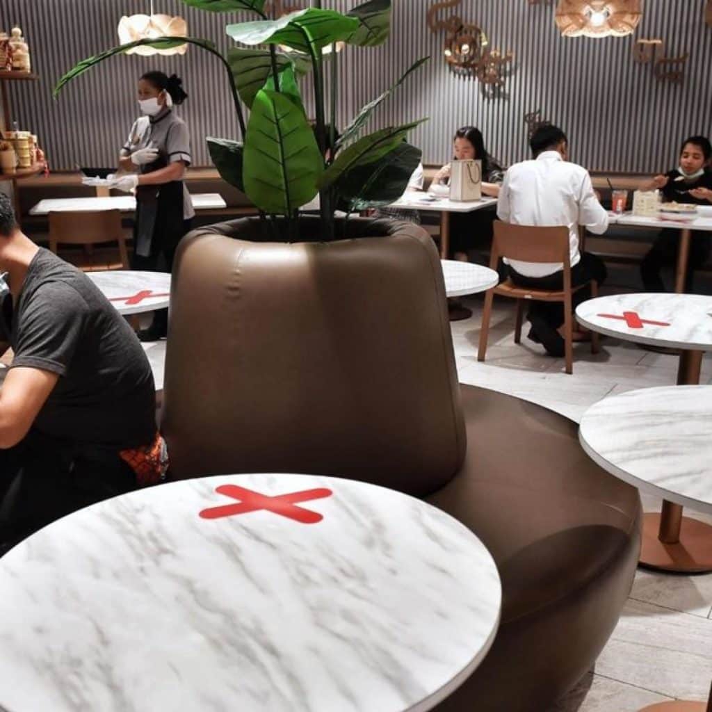 El futuro de la restauración en el momento del coronavirus y el distanciamiento social.