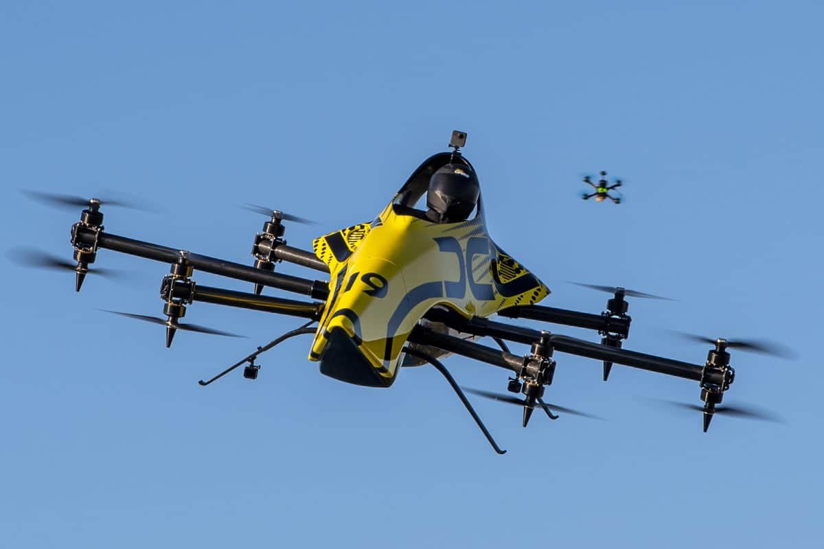 Big Drone aquí es el primer gigante que puede acomodar a un pasajero
