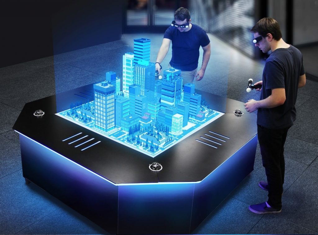 tecnologia holográfica e de holograma