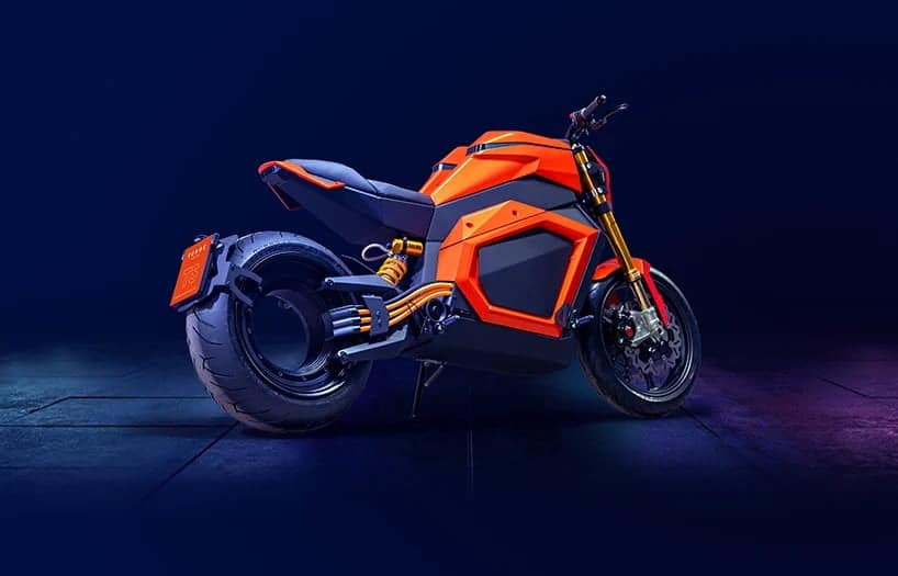 verge ts electric motorcycle tron ​​designboom01