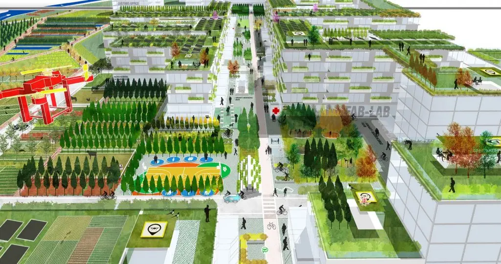Tirana Riverside, un distretto resistente al coronavirus