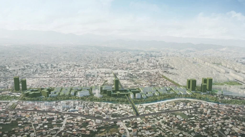 Tirana Riverside, un distretto resistente al coronavirus