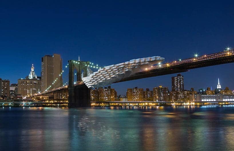 Brooklyn Bluff, una infrastruttura vivente che ripensa il ponte di New York