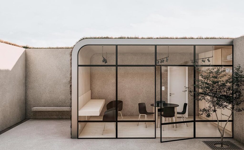Sunken Studio, работая из дома в домашнем офисе