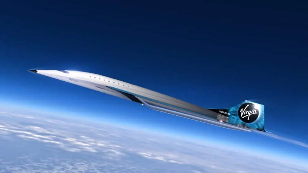 ヴァージンギャラクティック超音速飛行機