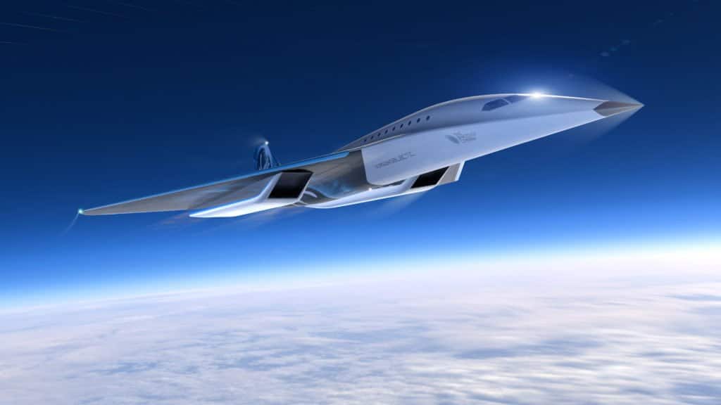 El nuevo avión supersónico de Virgin Galactic y Rolls-Royce
