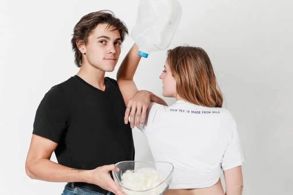 Mi Terro, t-shirt biodegradabili dal latte scaduto 