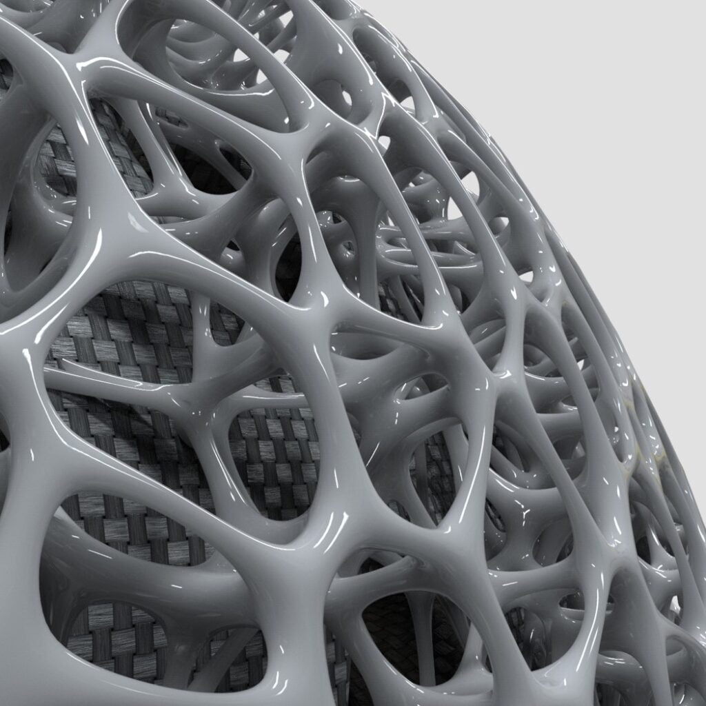 Modelle des Voronoi Fahrradhelms