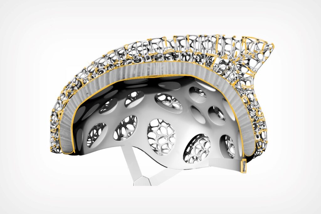 Modelle des Voronoi Fahrradhelms