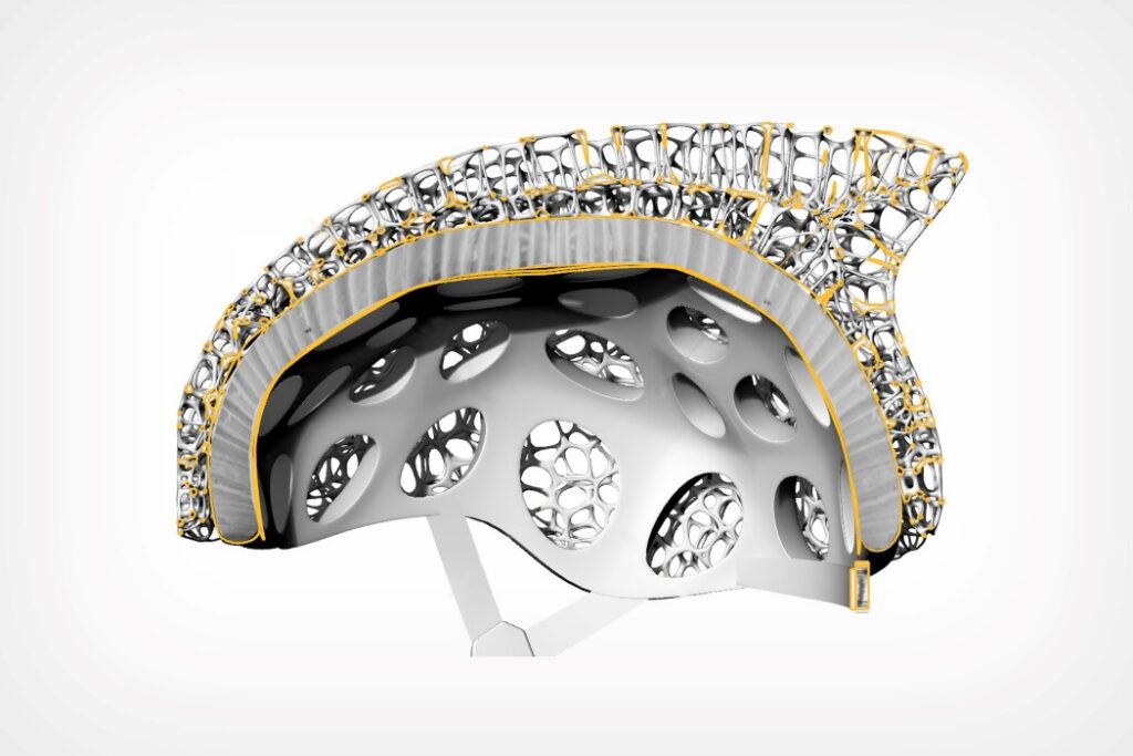 Modelli di Voronoi casco da bici 