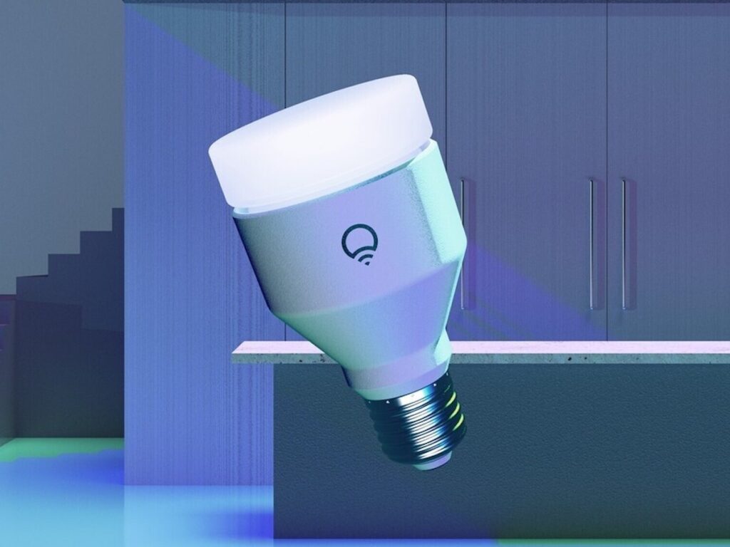 A lâmpada inteligente antibacteriana LIFX Clean mata bactérias para higienizar superfícies