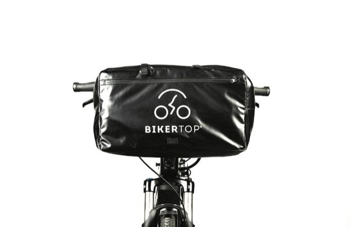 Crowdfunding : BikerTop, le premier top case parapluie pour rouler  toujours au sec à vélo ! - NeozOne