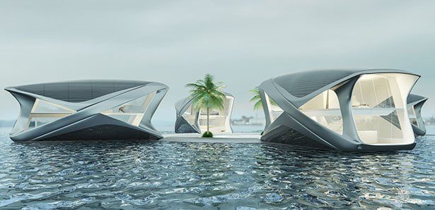 Projeto da Comunidade do Oceano, comunidades flutuantes contra a elevação do nível do mar