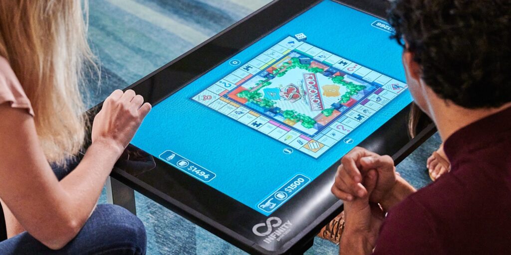 Infinity Game Table, jogos de tabuleiro remotos