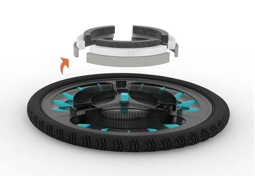 Rolloe, the bicycle wheel that purifies the air