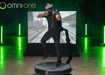 Virtuix Omni One, treadmill for walking and running in virtual reality