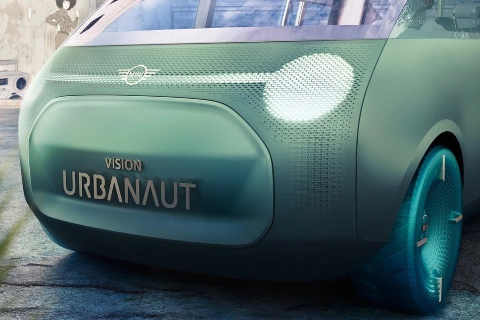 Mini Vision Urbanaut, die urbane Mobilität der Zukunft ist elektrisch, autonom, multifunktional und bewohnbar.