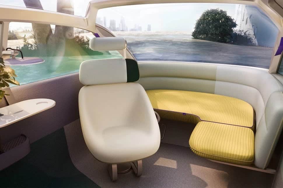 Mini Vision Urbanaut, die urbane Mobilität der Zukunft ist elektrisch, autonom, multifunktional und bewohnbar.