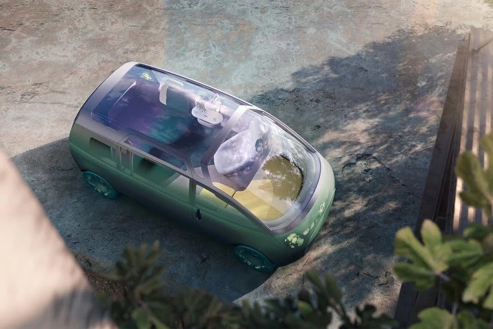Mini Vision Urbanaut, die urbane Mobilität der Zukunft ist elektrisch, autonom, multifunktional und bewohnbar.