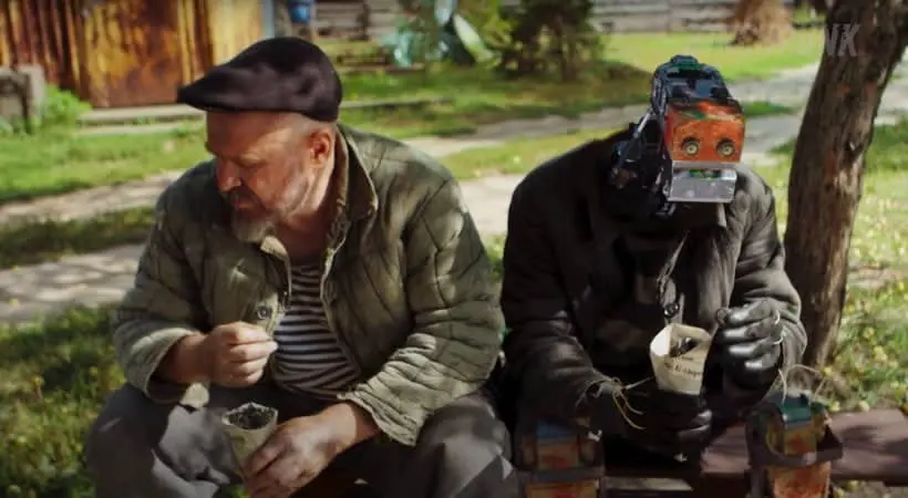 Birchpunk Russian short film cyberpunk farm of the future