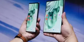 OPPO X 2021 smartphone arrotolabile pieghevoli