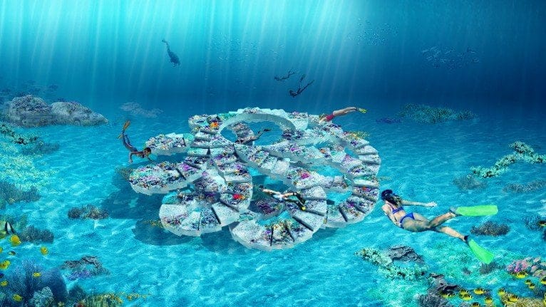 ReefLine, un parc public sous-marin à Miami qui fait également office de récif de corail artificiel