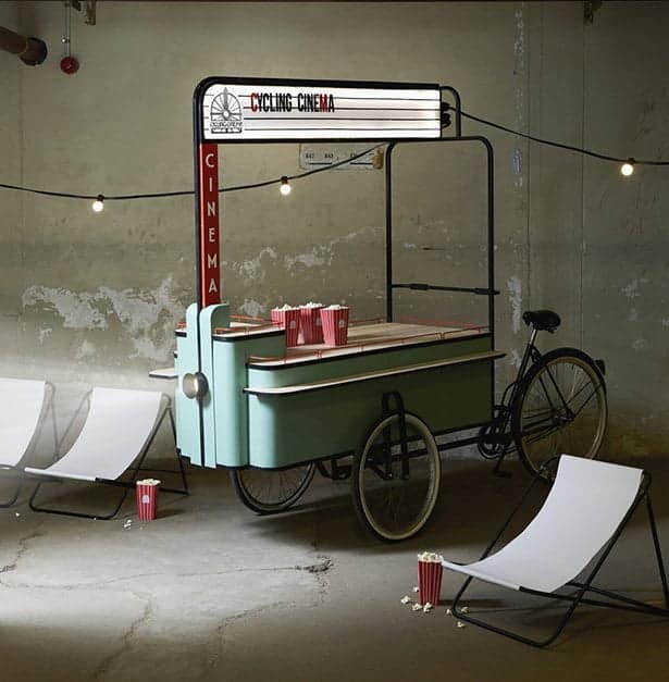 smartfun Cycling cinema, vélo pour le cinéma en plein air et le plaisir de la rue