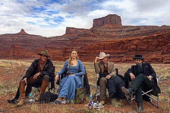 Monolithe du désert de l'Utah Westworld