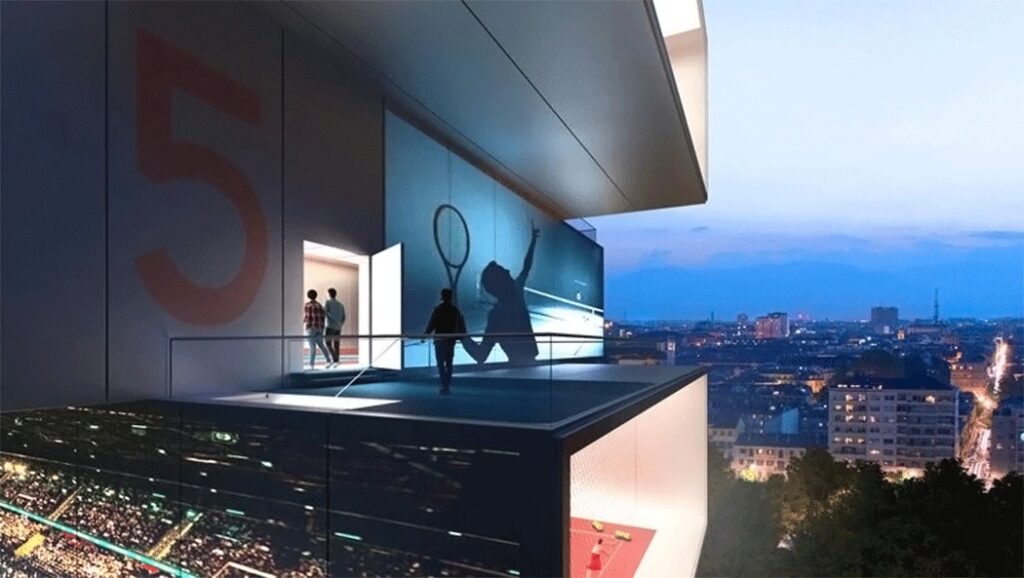 Playscraper, grattacielo da tennis di Carlo Ratti 