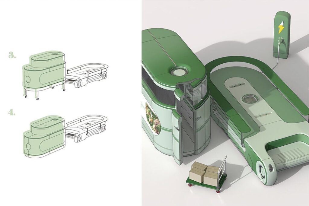 Camiones de comida modulares