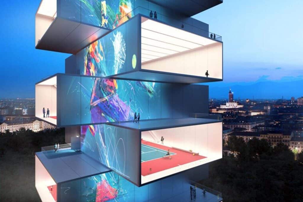 Playscraper, le gratte-ciel de tennis de Carlo Ratti