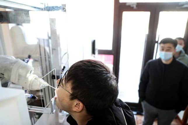 robot para hacer tampones