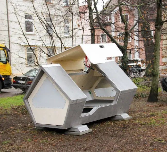 Ulmer Nest, capsule hi-tech per homeless
