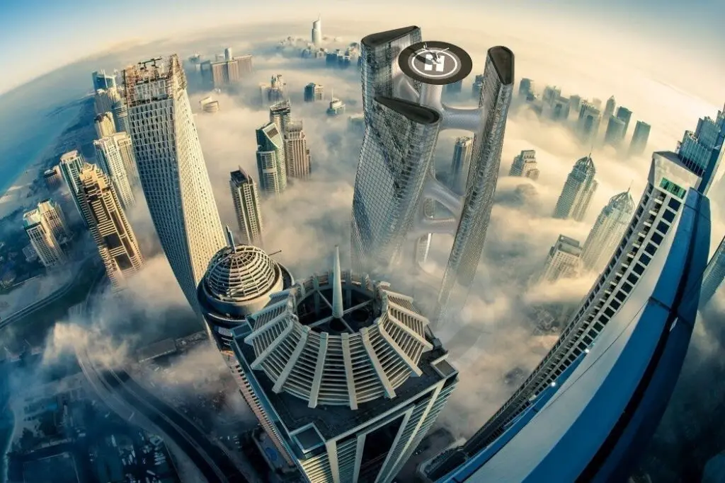 Squall Tower, a skyscraper that rotates with the wind