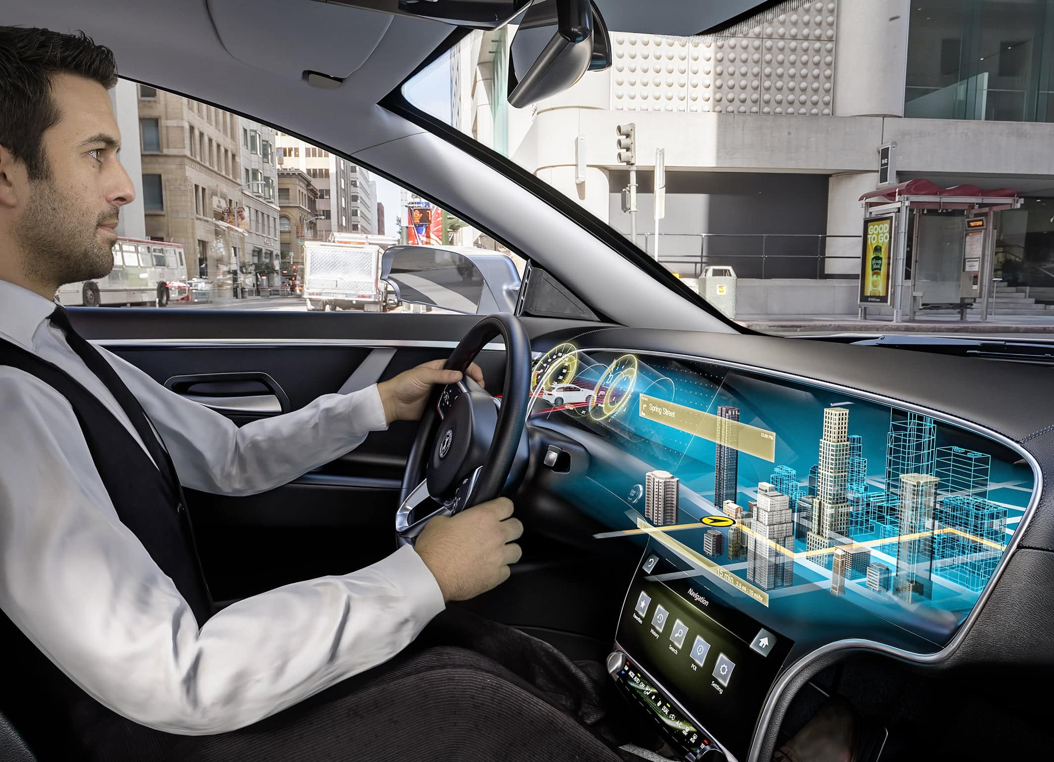 Display technology. Дисплей дополненной реальности авто. Большой экран в машину. Технологии будущего автомобили. Дополненная реальность в автомобиле.