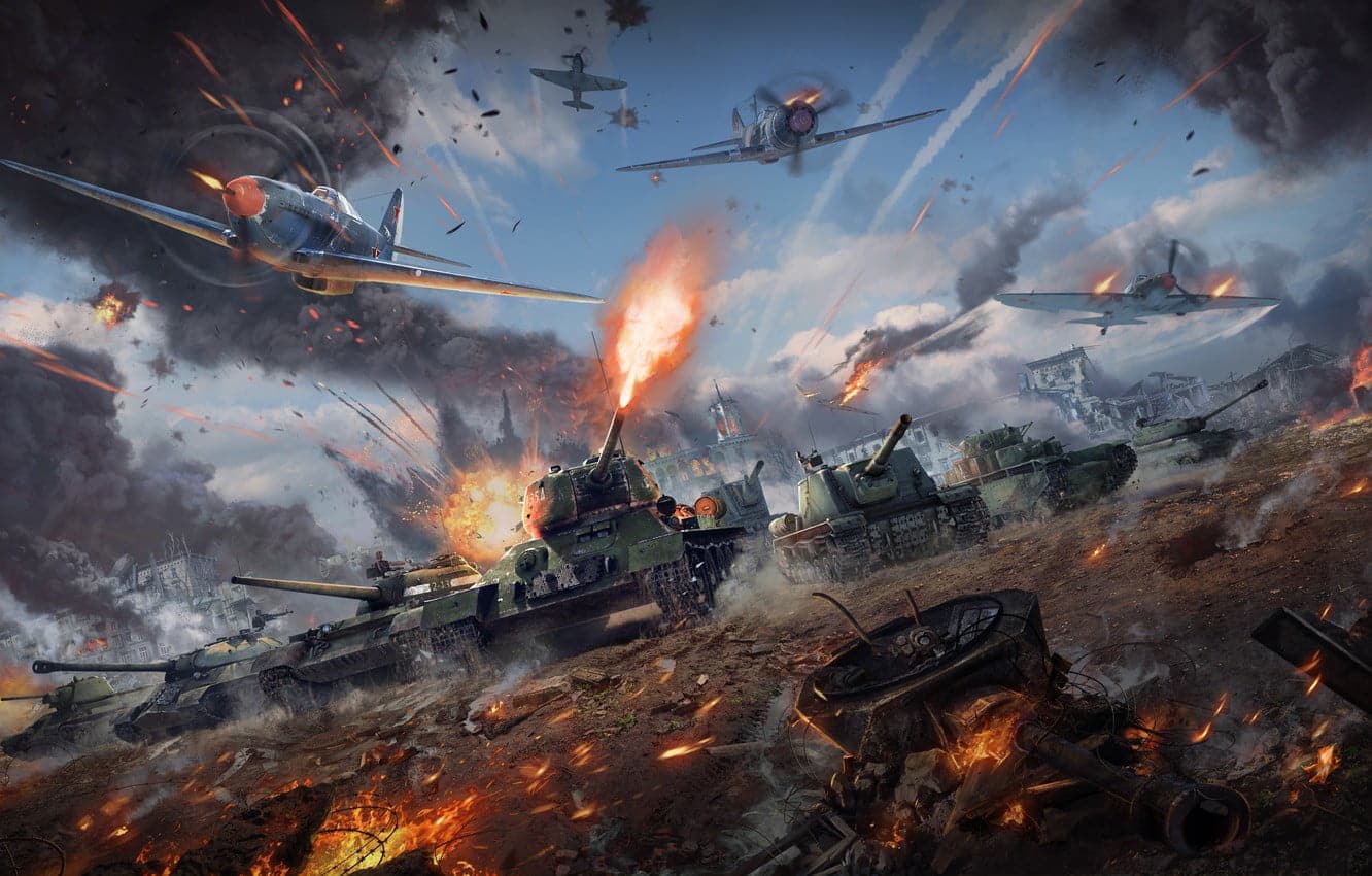 tanks battle war thunder game