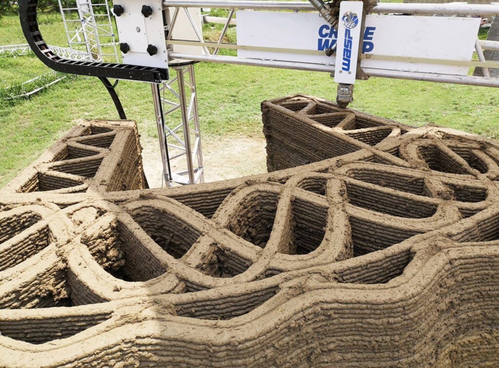 3Dプリントされた家