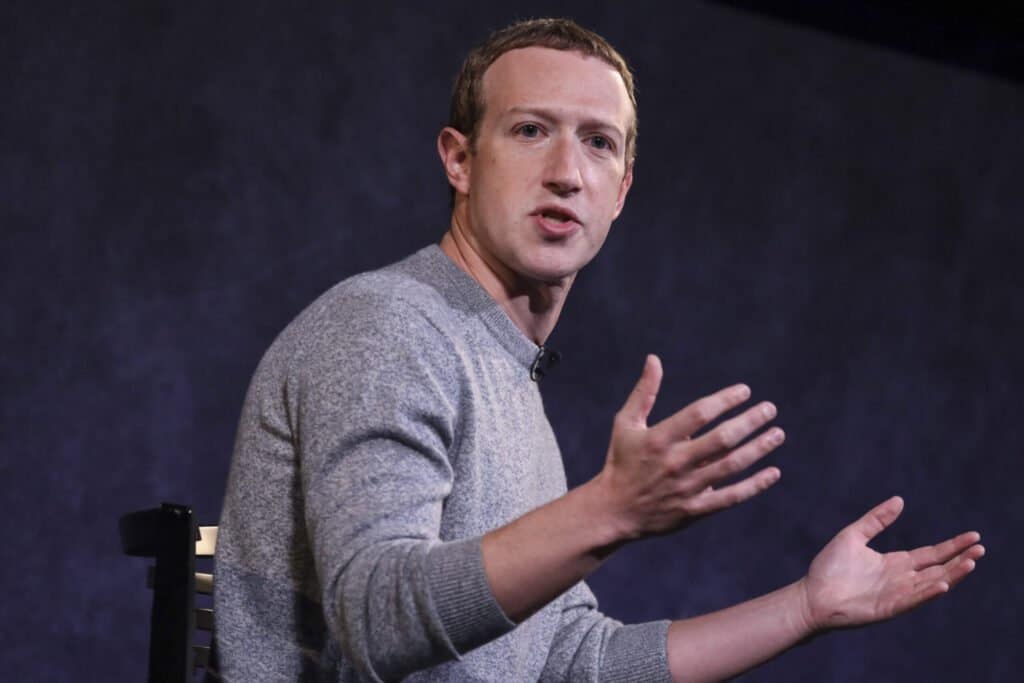 вниз мета Facebook
