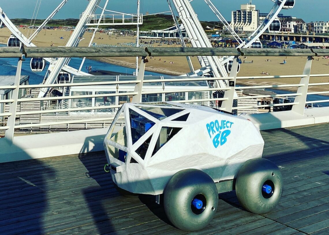 Cleaning the beaches of cigarette butts? Robot stuff