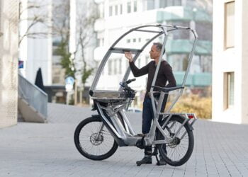 Ebike with sliding roof
