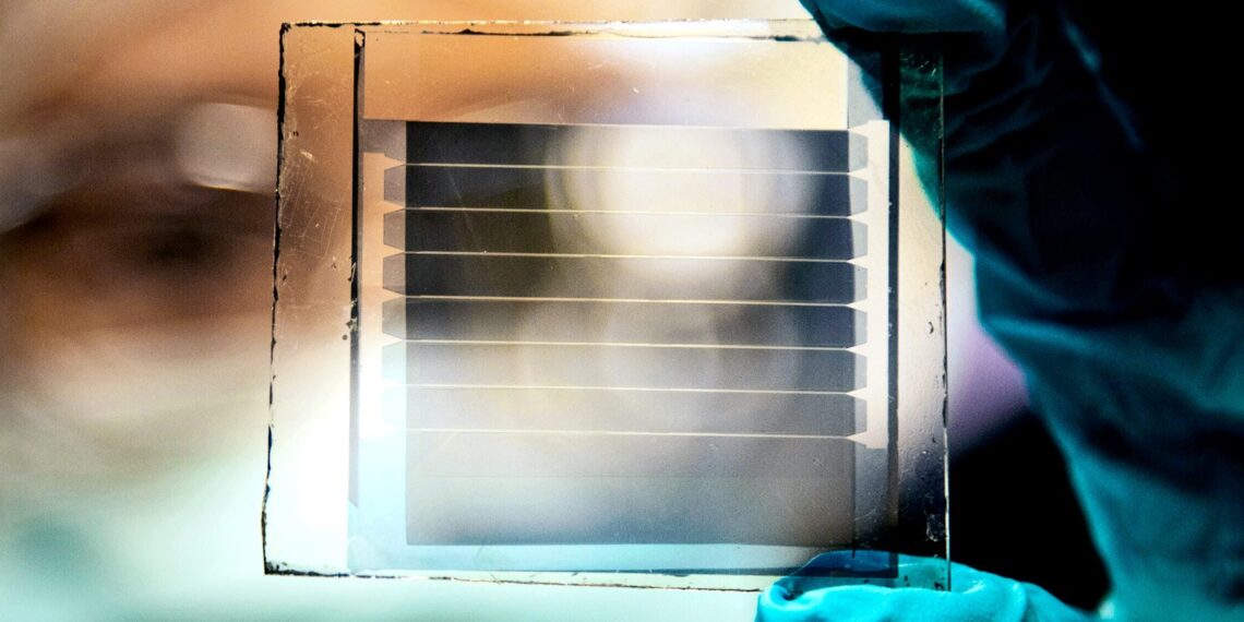 cellules solaires transparentes
